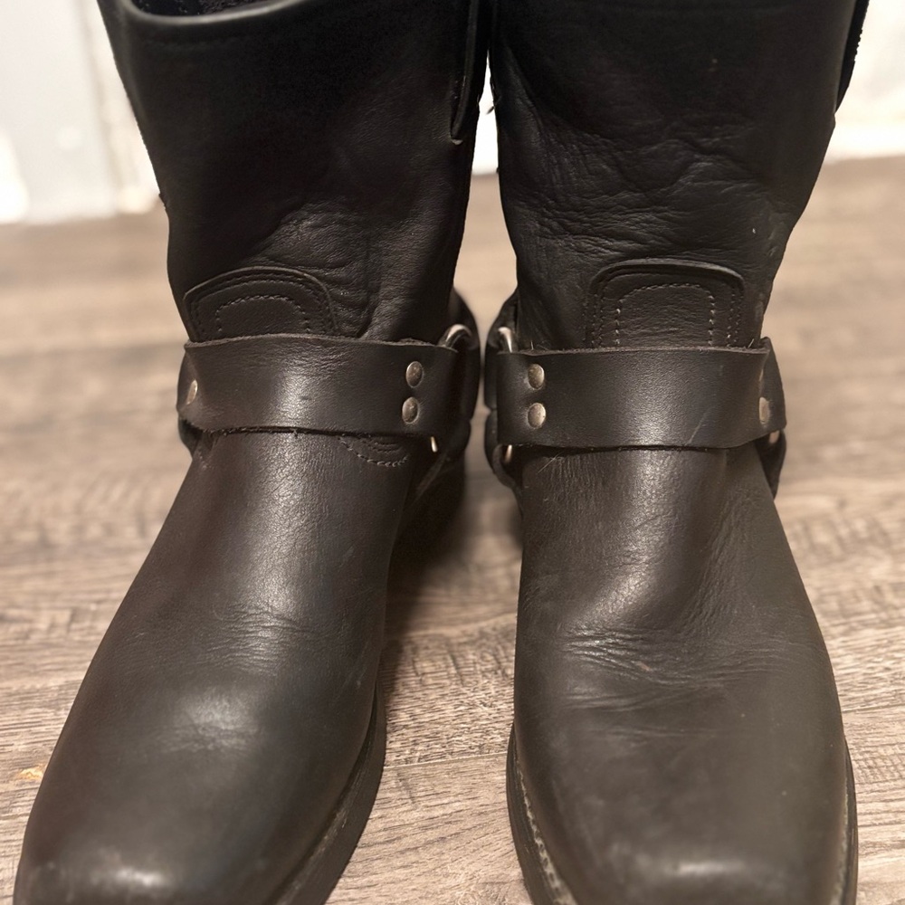 Frye Black Leather Men's Boots